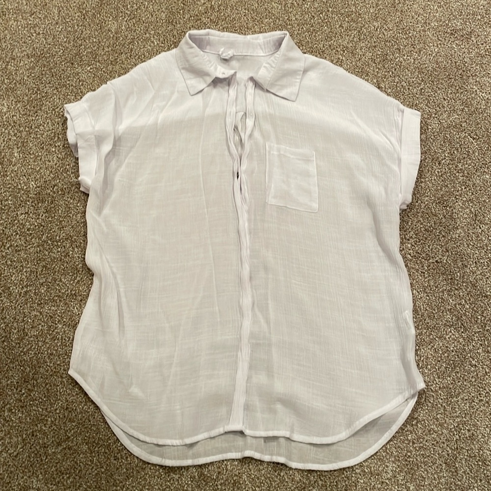 White Gauze Summer Women’s Top